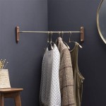 Corner Wall Mounted Coat Rack