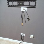 Hidden Wires Wall Mounted Tv