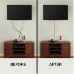 How To Hide Cords In Wall From Mounted Tv