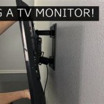 How To Mount Tv On Wall Without Cords Showing