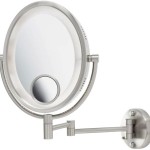 Magnifying Mirror With Light 20x Wall Mount