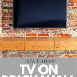 Mount Tv On Brick Wall Without Drilling