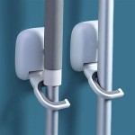 Single Broom Holder Wall Mount