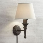 Wall Mount Plug In Sconce