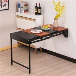 Wall Mounted Foldable Dining Table