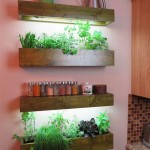 Wall Mounted Herb Garden Indoor With Light