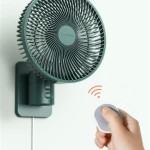 Wall Mounted Oscillating Fan With Remote