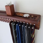 Wall Mounted Tie And Belt Rack