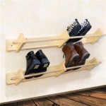 Wood Wall Mounted Shoe Rack